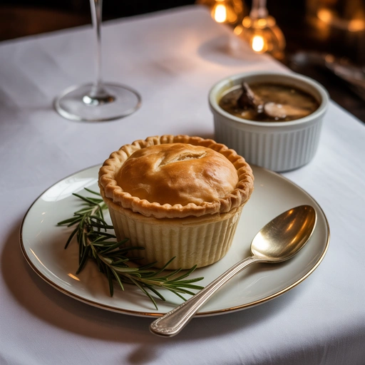 鸡肉火腿羊肚菌派