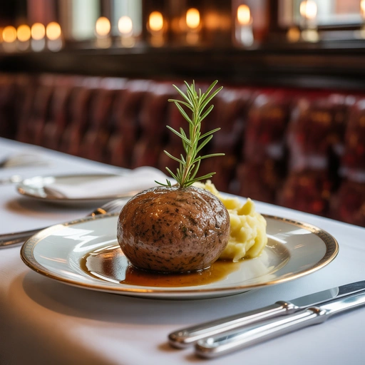 烤邓弗里斯黑脸羊杂肚包